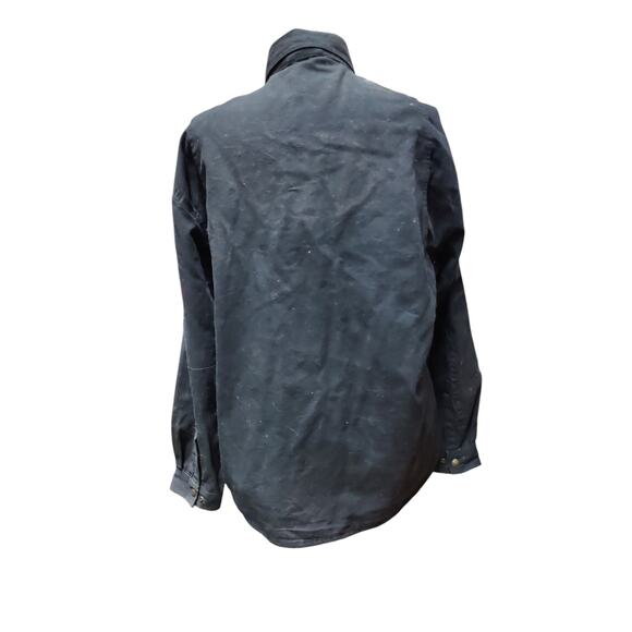 Carhartt black shirt jacket with flannel lining size XL - Picture 2 of 5